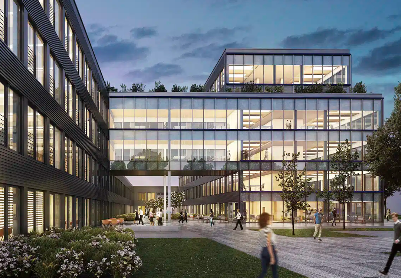 Bürogebäude SYN in München, zertifiziert nach LEED Platin